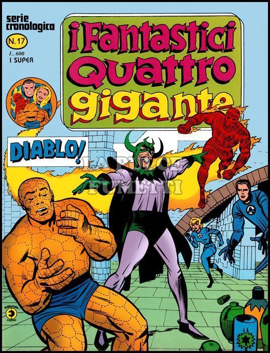 FANTASTICI QUATTRO GIGANTE #    17: DIABLO!